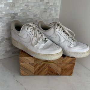 Nike White Athletic Shoes